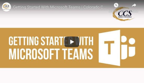Free Microsoft Teams Training In Colorado Springs