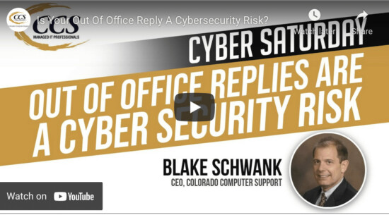 Out of Office Cybersecurity Risk
