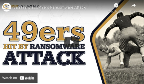 Ransomware and the San Francisco 49ers