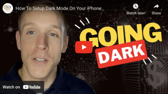 How To Setup Dark Mode On Your iPhone