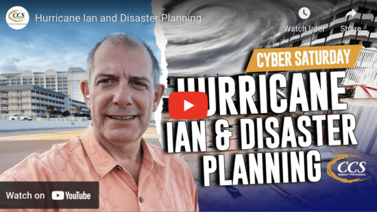 Hurricane Ian and Disaster Planning