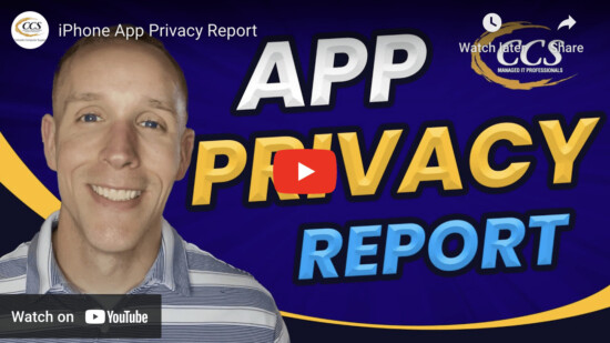 iPhone App Privacy Report