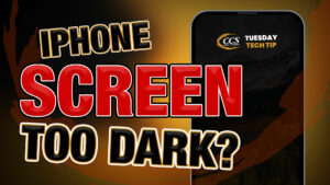 iPhone Screen Too Dark!