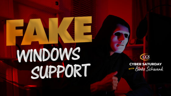Beware Of Fake Windows Support
